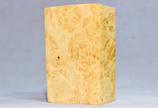 Stabilized Maple Burl Wood Mod Block